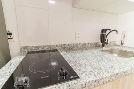 Studio para alugar com 25m², 1 quarto e sem vagaCozinha - Cooktop