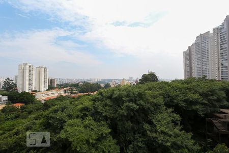 Vista da varanda da sala de apartamento à venda com 2 quartos, 49m² em Vila Suzana, São Paulo