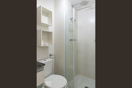 Banheiro da suíte de apartamento para alugar com 1 quarto, 34m² em Ipiranga, São Paulo