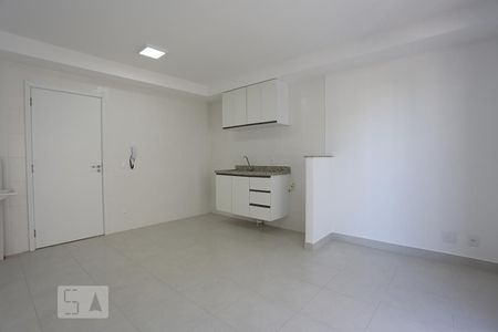 Sala e cozinha de kitnet/studio para alugar com 1 quarto, 38m² em Ferreira, São Paulo
