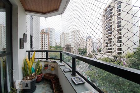 Varanda da Sala de apartamento à venda com 3 quartos, 110m² em Vila Andrade, São Paulo