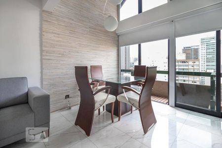 Sala de Jantar de apartamento para alugar com 1 quarto, 70m² em Pinheiros, São Paulo