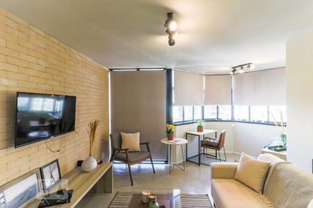 Sala de apartamento para alugar com 1 quarto, 49m² em Campo Belo, São Paulo