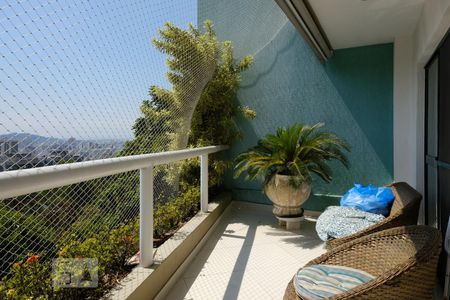 Varanda da Sala de casa à venda com 4 quartos, 250m² em Tijuca, Rio de Janeiro