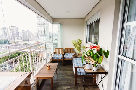 Varanda de apartamento à venda com 2 quartos, 82m² em Várzea da Barra Funda, São Paulo