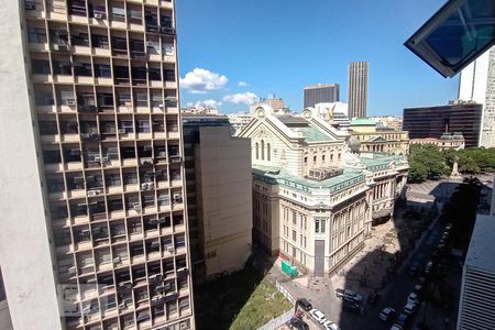 Vista da Sala de kitnet/studio para alugar com 1 quarto, 33m² em Centro, Rio de Janeiro