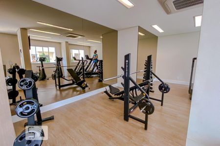 Apartamento para alugar com 45m², 1 quarto e 1 vaga Apartamento para alugar com 45m², 1 quarto e 1 vagaÁrea comum - Academia