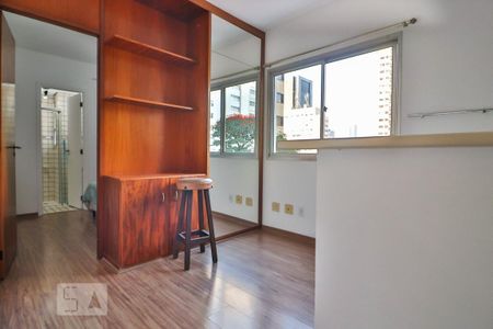 Sala/Cozinha de apartamento para alugar com 1 quarto, 38m² em Consolação, São Paulo