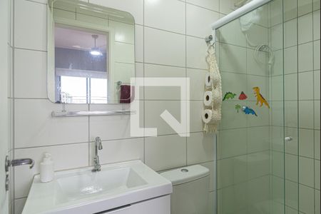Banheiro de kitnet/studio para alugar com 1 quarto, 26m² em Bela Vista, São Paulo