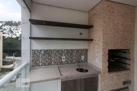 Varanda gourmet de apartamento para alugar com 3 quartos, 99m² em Chácara Pavoeiro, Cotia