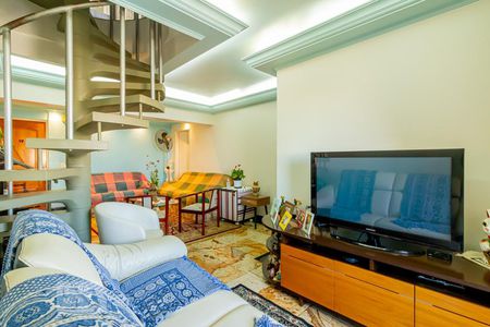 Sala de TV de apartamento à venda com 3 quartos, 144m² em Jardim São Miguel, São Paulo