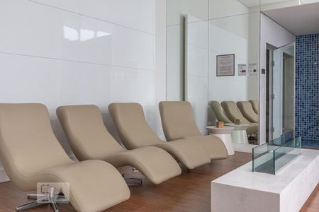 Studio para alugar com 41m², 1 quarto e 1 vaga Studio para alugar com 41m², 1 quarto e 1 vagaÁrea Comum - Descanso Sauna