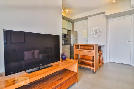 Sala/Cozinha de apartamento para alugar com 1 quarto, 50m² em Consolação, São Paulo