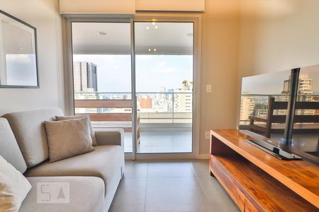 Sala/Cozinha de apartamento para alugar com 1 quarto, 50m² em Consolação, São Paulo