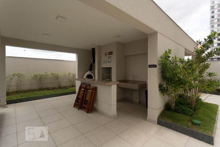 Apartamento para alugar com 32m², 1 quarto e 1 vaga Apartamento para alugar com 32m², 1 quarto e 1 vagaÁrea comum - Churrasqueira