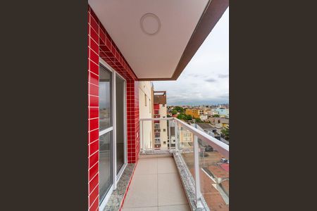 Varanda da Sala de apartamento à venda com 2 quartos, 102m² em Vila Curuca, Santo André