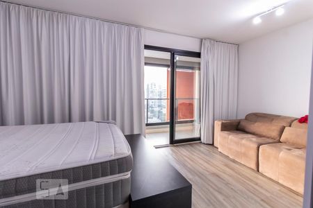 Sala de kitnet/studio para alugar com 1 quarto, 37m² em Campo Belo, São Paulo