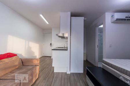Detalhe Sala de kitnet/studio para alugar com 1 quarto, 37m² em Campo Belo, São Paulo