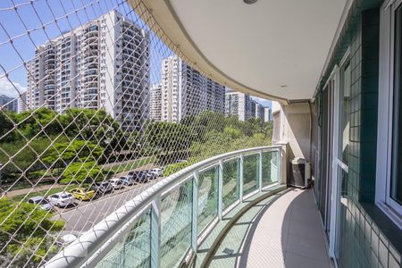 Varanda da Sala de apartamento para alugar com 3 quartos, 90m² em Jacarepaguá, Rio de Janeiro