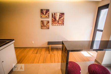 Studio para alugar com 28m², 1 quarto e sem vaga Studio para alugar com 28m², 1 quarto e sem vagaÁrea comum - Lavanderia Compartilhada