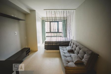 Sala / Cozinha de kitnet/studio para alugar com 1 quarto, 28m² em Mirandópolis, São Paulo