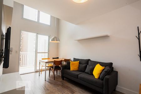 Sala de apartamento para alugar com 1 quarto, 48m² em Vila Andrade, São Paulo