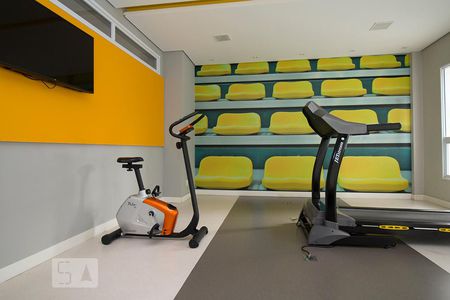 Apartamento à venda com 33m², 1 quarto e sem vaga Apartamento à venda com 33m², 1 quarto e sem vagaÁrea comum - Academia