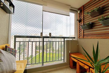 Varanda da Sala de apartamento à venda com 2 quartos, 47m² em Vila Andrade, São Paulo