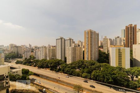 Vista do Sala de kitnet/studio à venda com 1 quarto, 40m² em Bela Vista, São Paulo