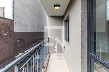 Varanda de kitnet/studio para alugar com 1 quarto, 26m² em Centro, São Paulo