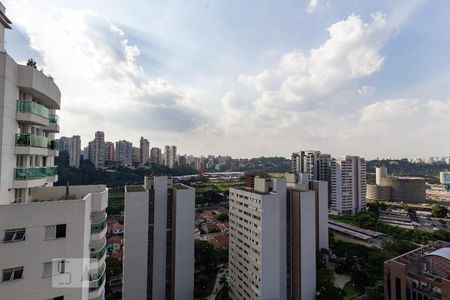 Vista da Sala / Quarto de apartamento para alugar com 1 quarto, 37m² em Santo Amaro, São Paulo