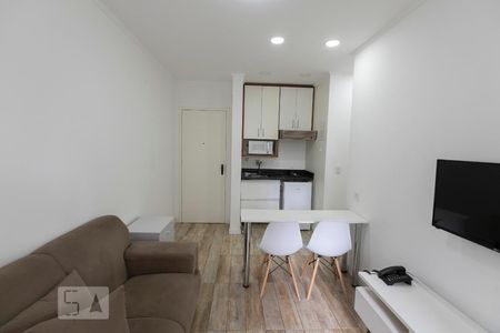 Sala de apartamento para alugar com 1 quarto, 52m² em Moema, São Paulo