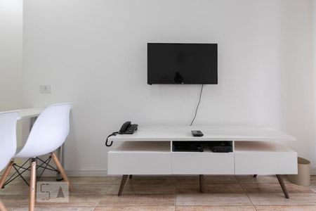 Sala de apartamento para alugar com 1 quarto, 52m² em Moema, São Paulo