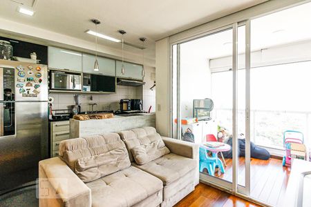 Sala de apartamento à venda com 1 quarto, 45m² em Brooklin, São Paulo