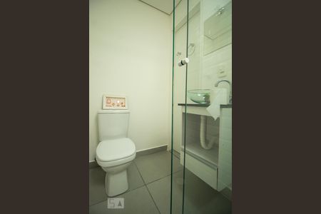 Banheiro da Suíte de kitnet/studio para alugar com 1 quarto, 20m² em Vila Mariana, São Paulo