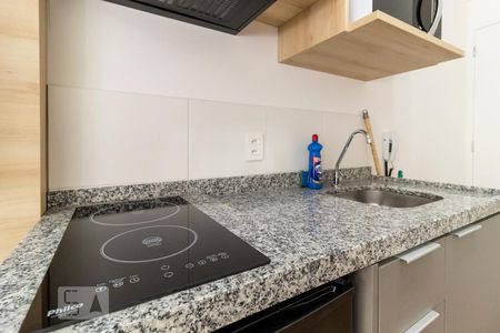 Studio para alugar com 24m², 1 quarto e sem vagaCozinha - Cooktop