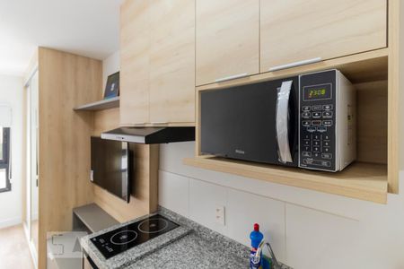 Studio para alugar com 24m², 1 quarto e sem vagaCozinha - Microondas