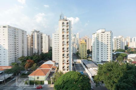 Vista de kitnet/studio para alugar com 1 quarto, 32m² em Indianópolis, São Paulo