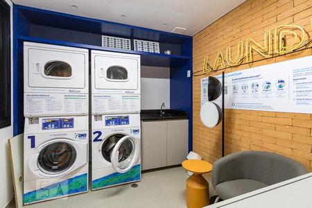 Studio à venda com 25m², 1 quarto e sem vagaLavanderia