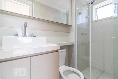 Apartamento para alugar com 67m², 1 quarto e 2 vagasBanheiro da Suíte