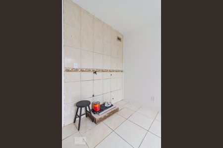 Sala/Cozinha de kitnet/studio à venda com 1 quarto, 32m² em Centro Histórico, Porto Alegre