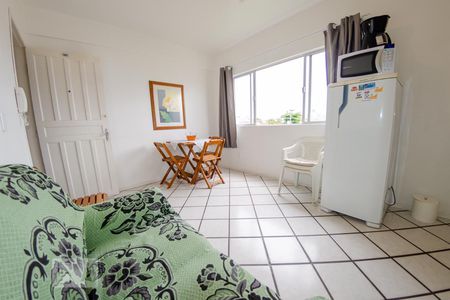 Detalhe Sala de apartamento para alugar com 1 quarto, 32m² em Canasvieiras, Florianópolis