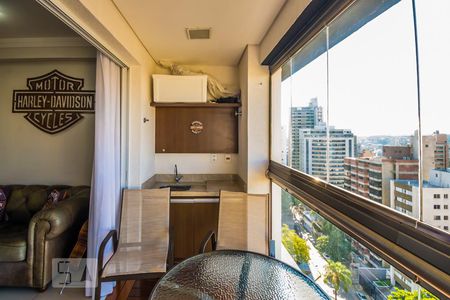 Varanda da Sala de apartamento para alugar com 1 quarto, 42m² em Cambuí, Campinas