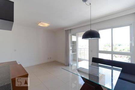 Sala de Tv e Sala de Jantar de apartamento para alugar com 2 quartos, 70m² em Mansões Santo Antônio, Campinas