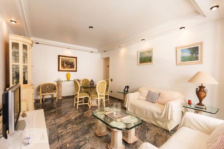 Sala de apartamento para alugar com 3 quartos, 116m² em José Menino, Santos