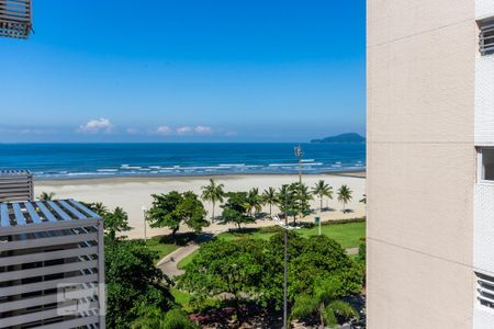 Vista sala de apartamento para alugar com 3 quartos, 116m² em José Menino, Santos