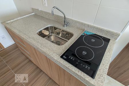 Studio para alugar com 33m², 1 quarto e 1 vagaCozinha - Pia e fogão