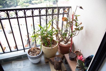 Varanda da Sala de apartamento à venda com 2 quartos, 60m² em Jardim Bonfiglioli, São Paulo
