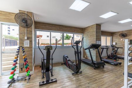 Apartamento à venda com 58m², 2 quartos e 2 vagas Apartamento à venda com 58m², 2 quartos e 2 vagasÁrea comum - Academia