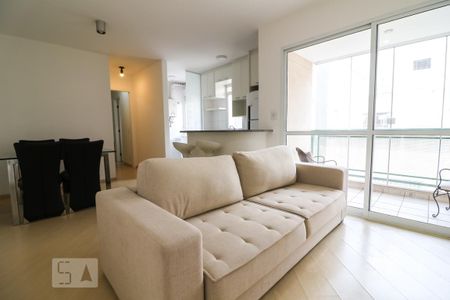 Sala/Cozinha de apartamento para alugar com 1 quarto, 45m² em Bela Vista, São Paulo